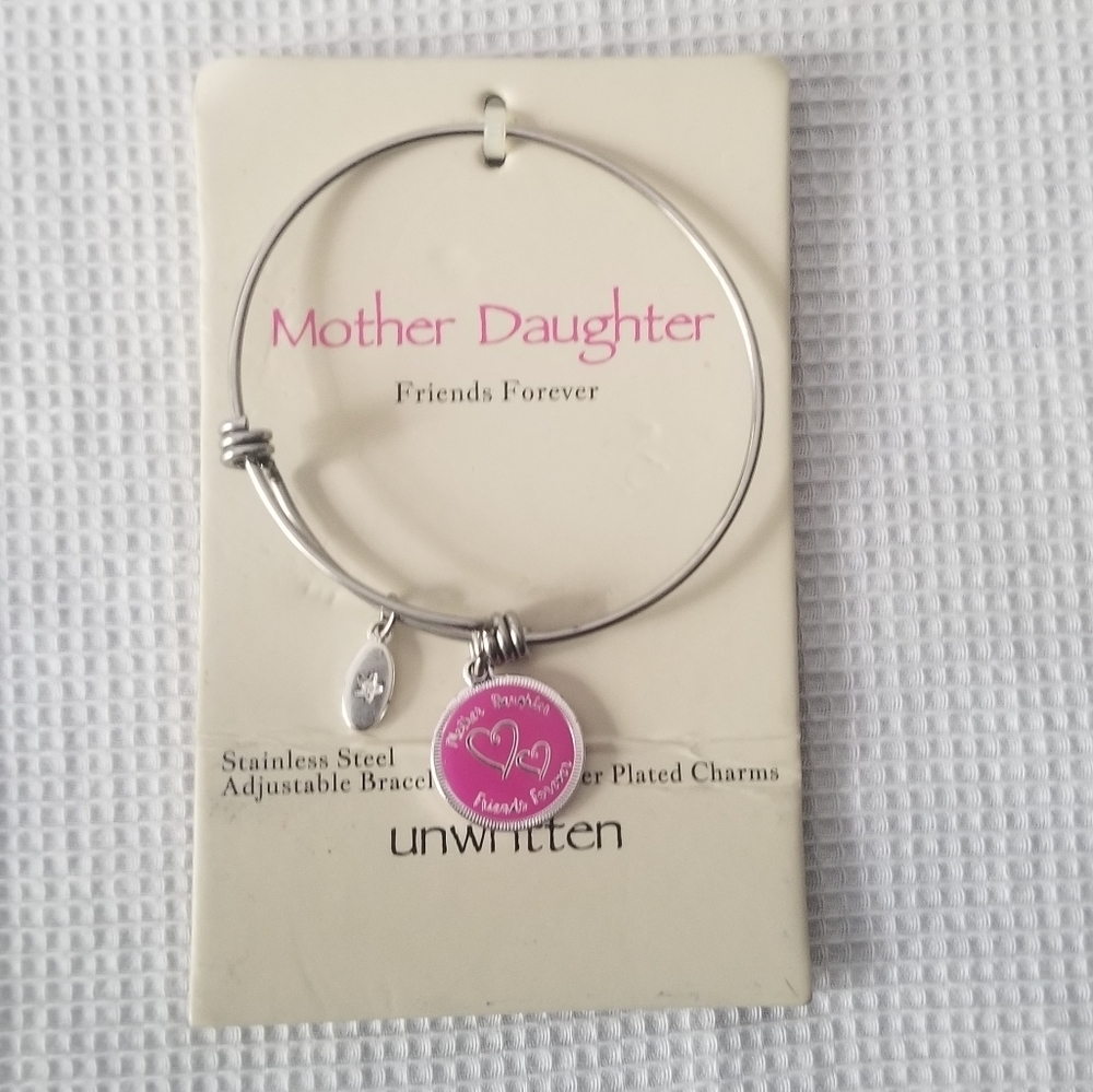 Unwritten Mother Daughter BFF Bracelet & Charm